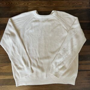 SOLD Old Navy Ivory Knit Pullover Sweater  XL